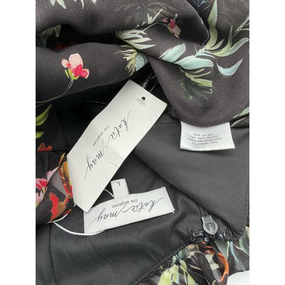 Katie May Black Rayon Always Overdressed Gown Size L - Picture 4 of 4